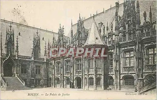 Cartes postales Rouen Le Palais de Justice