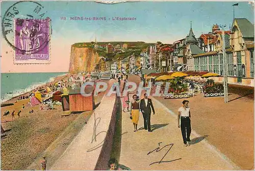 Cartes postales Mers les Bains L'Esplanade