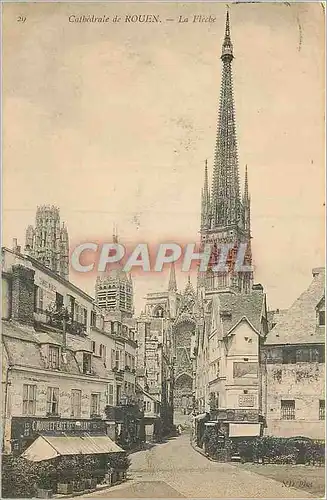 Cartes postales Cathedrale de Rouen La Fleche