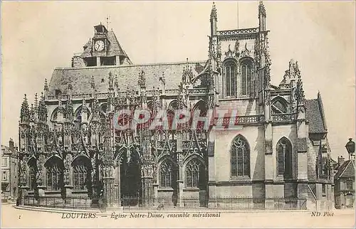 Ansichtskarte AK Louviers Eglise Notre Dame Ensemble Meridional