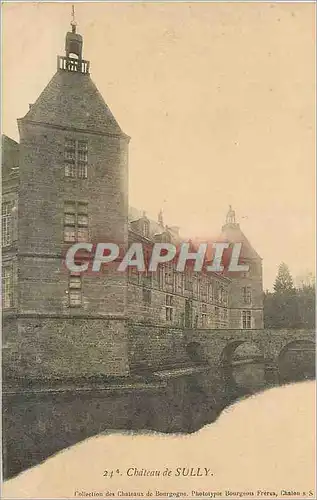 Cartes postales Chateau de Sully Collection des Chateau de Bourgogne