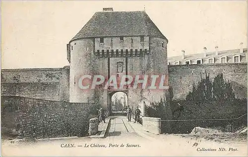Cartes postales Caen Le Chateau Porte de Secours