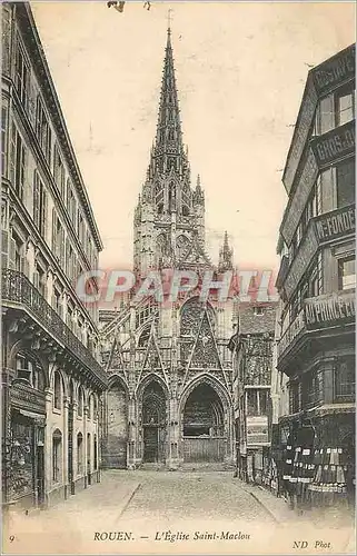 Cartes postales Rouen L'Eglise Saint Maclou