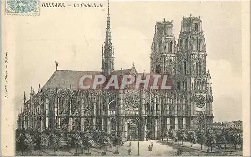 Cartes postales Orleans La Cathedrale