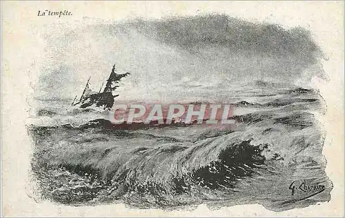 Cartes postales La Tempete