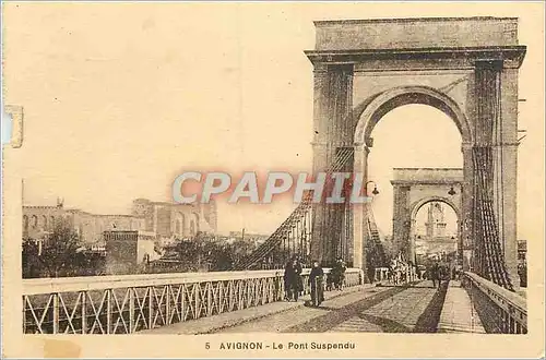 Cartes postales Avignon Le Pont Suspendu