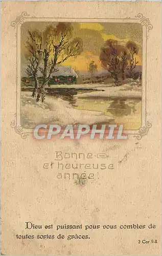 Cartes postales Bonne et Heureuse Annee