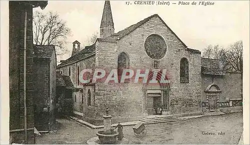 Cartes postales Cremieu (Isere) Place de l'Eglise
