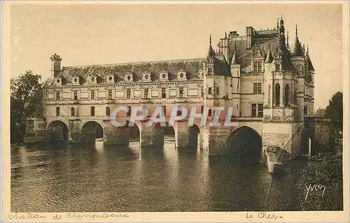 Cartes postales La Douce France Chateaux de la Loire Chateau de Chenonceaux (I et L) Facade Nord Est