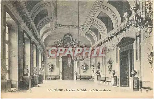 Ansichtskarte AK Compiegne Interieur du Palais La Salle des Gardes