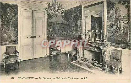 Ansichtskarte AK Compiegne Le Chateau Galerie des Tapisseries