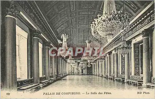 Ansichtskarte AK Palais de Compiegne La Salle des Fetes