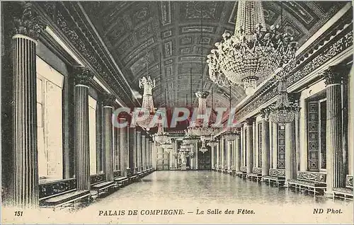 Cartes postales Palais de Compiegne La Salle des Fetes