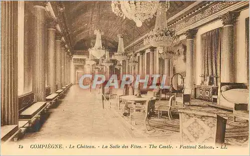 Cartes postales Compiegne Le Chateau La Salle des Fetes