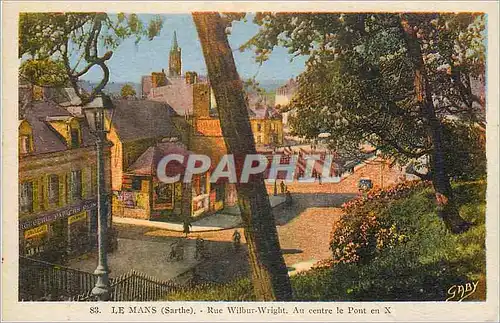 Cartes postales Le Mans (Sarthe) Rue Wilbur Wright Au Centre de Pont en X