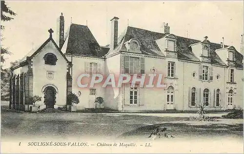 Cartes postales Souligne sous Vallon Chateau de Maquille