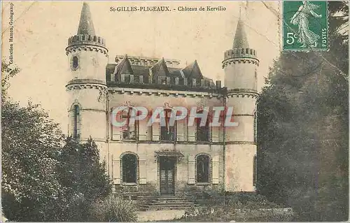 Cartes postales St Gilles Pligeaux Chateau de Kerilio