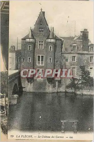Cartes postales La Fleche Le Chateau des carmes