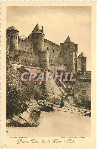 Cartes postales Cite de Carcassonne Cote de la Porte d'Aude
