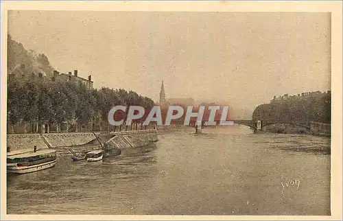 Ansichtskarte AK La Douce France Lyon Vue sur La Saone