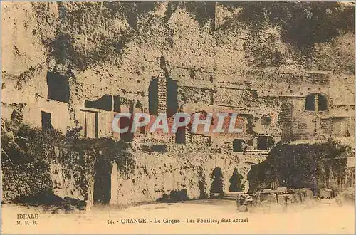 Cartes postales Orange Le Cirque Les Fouilles Etat Actuel