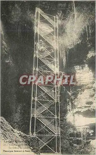 Cartes postales Gouffre de Padirac Le grand escalier