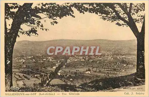 Cartes postales Villeneuve sur Lot (Lot et Gar) Vue Generale