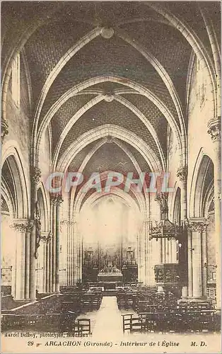 Cartes postales Arcachon (Gironde) Interieur de l'Eglise
