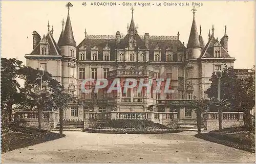 Ansichtskarte AK Arcachon Cote d'Argent Le Casino de la Plage