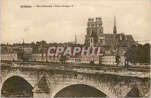 Ansichtskarte AK Orleans Vue Generale Pont Georges V