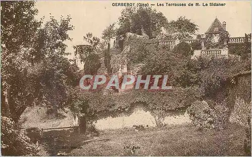 Ansichtskarte AK Gerberoy (Oise) Les Terrasses de M Sidaner