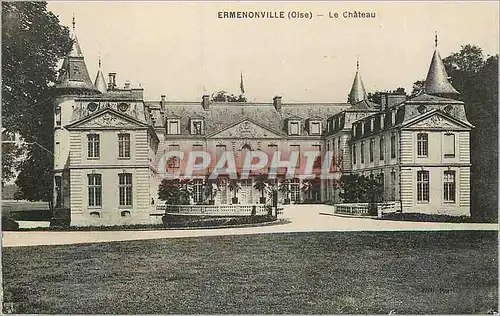 Ansichtskarte AK Ermenonville(Oise) Le Chateau