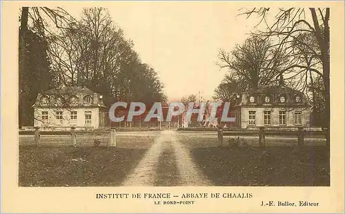 Cartes postales Institut de France Abbaye de Chaalis Le Rond Point