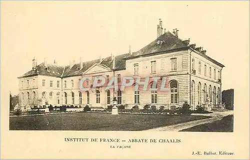 Cartes postales Institut de France Abbaye de Chaalis La Facade