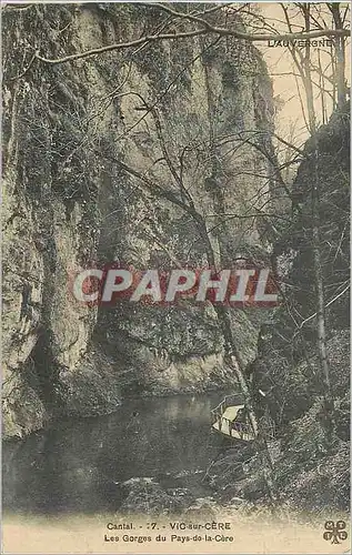 Cartes postales Cantal 7 Vic sur Cere Les Gorges du Pays de la cere