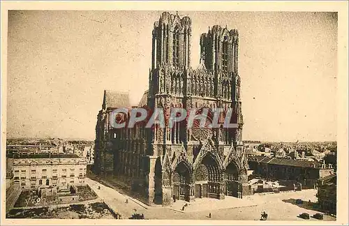 Ansichtskarte AK La Douce France Reims (Marne) La Cathedrale Notre Dame