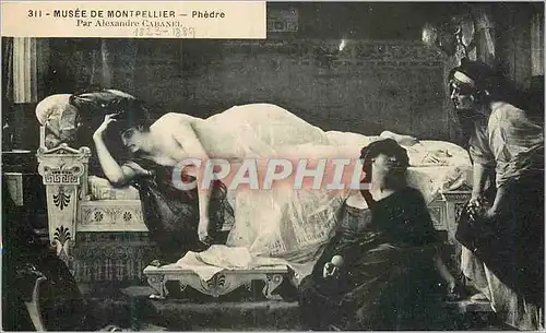 Cartes postales Musee de Montpellier Phedre Par Alexandre Cabanel