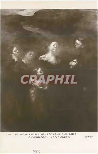 Cartes postales Palais des Beaux Arts de la Ville de Paris E Carriere Les Fiances