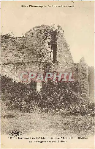 Cartes postales Sites Pittoresques de Franche Comte Environs de Salins les Bains (Jura) Ruines de Vaulgrenans (C