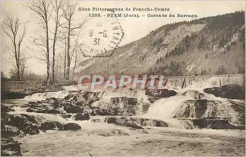 Ansichtskarte AK Sites Pittoresques de Franche Comte Syam (Jura) Cascade du Barrage