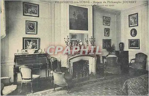 Cartes postales Villeneuve sur Yonne Maison du Philosophe Joubert