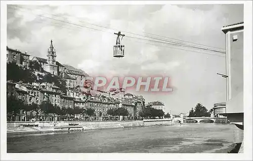 Moderne Karte Grenoble Le Teleferique de la Bastille l'Isere et Sainte Marie d'en haut