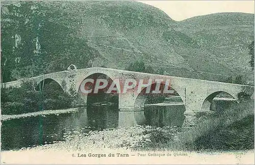 Ansichtskarte AK Les Gorges du Tarn Pont Gothique de Qhezac