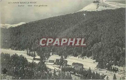 Cartes postales Le Lioran Sous la Neige Cantal 464 Vue Generale