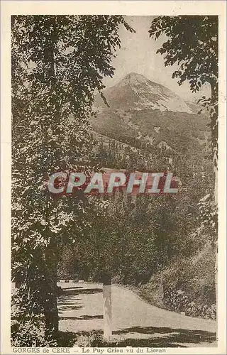 Cartes postales Gorges de Cere Le Puy Griou vu du Lioran