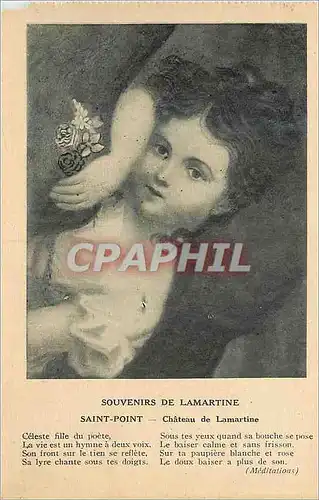 Cartes postales Souvenirs de Lamartine Saint Point Chateau de Lamartine