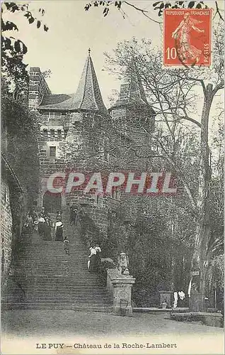 Cartes postales Le Puy Chateau de la Roche Lambert