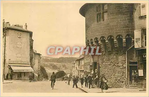 Ansichtskarte AK La Douce France Le Puy (Haute Loire) La Tour Pannessac et Boulevard Carnot