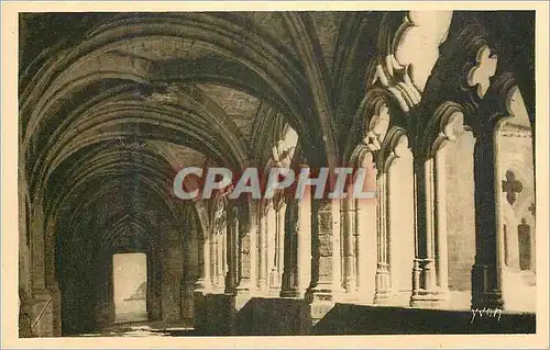 Cartes postales La Douce France La Chaise Dieu (Hte Loire) L'Abbaye Une Des Galeries du Cloitre XIVe Siecle