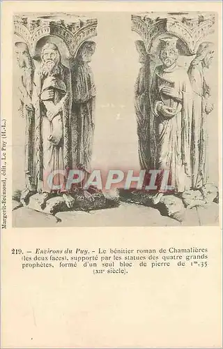 Ansichtskarte AK Environs du Puy Le Benitier Roman de Chamalieres (Les Deux Faces)